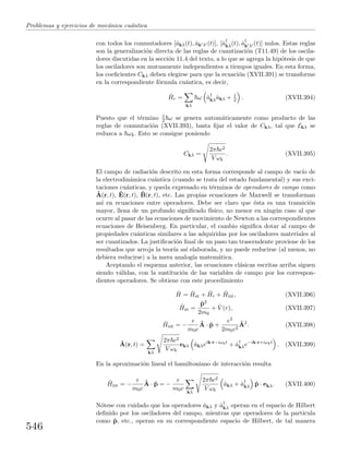 Problemas y  ejercicios de mecánica cuántica