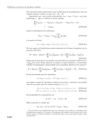 Problemas y  ejercicios de mecánica cuántica