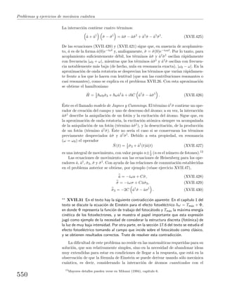 Problemas y  ejercicios de mecánica cuántica