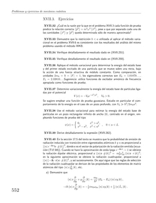 Problemas y  ejercicios de mecánica cuántica