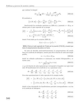 Problemas y  ejercicios de mecánica cuántica