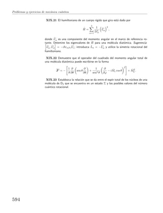 Problemas y  ejercicios de mecánica cuántica