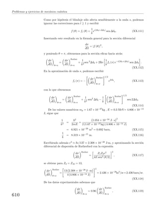 Problemas y  ejercicios de mecánica cuántica