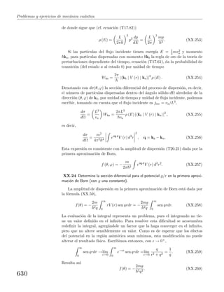 Problemas y  ejercicios de mecánica cuántica