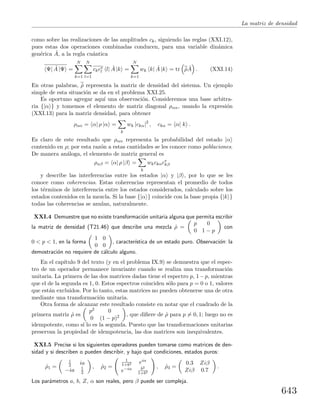 Problemas y  ejercicios de mecánica cuántica