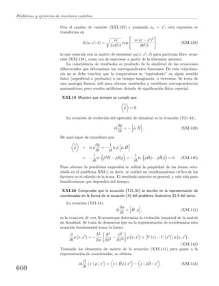 Problemas y  ejercicios de mecánica cuántica