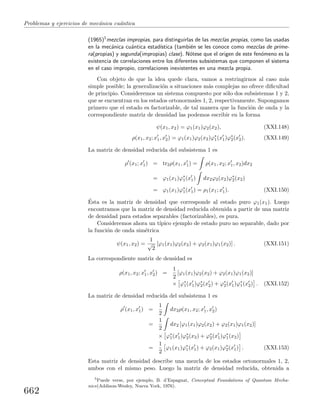 Problemas y  ejercicios de mecánica cuántica