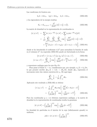 Problemas y  ejercicios de mecánica cuántica