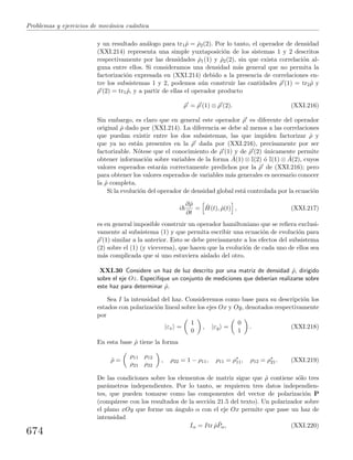 Problemas y  ejercicios de mecánica cuántica