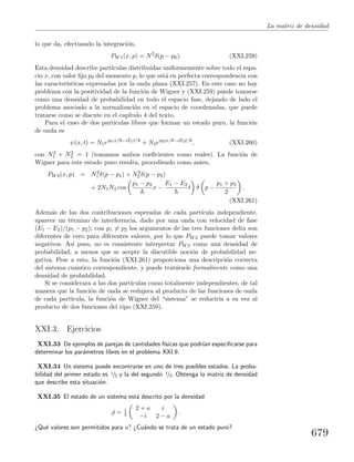 Problemas y  ejercicios de mecánica cuántica