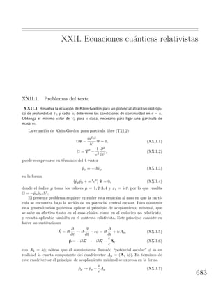Problemas y  ejercicios de mecánica cuántica