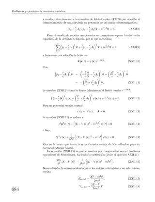 Problemas y  ejercicios de mecánica cuántica