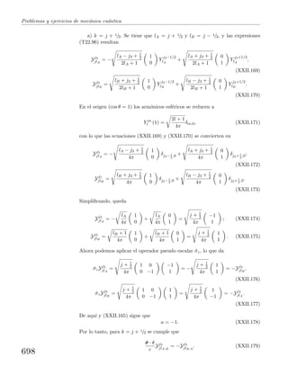 Problemas y  ejercicios de mecánica cuántica