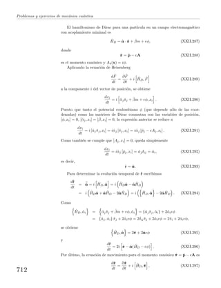 Problemas y  ejercicios de mecánica cuántica