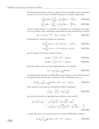Problemas y  ejercicios de mecánica cuántica