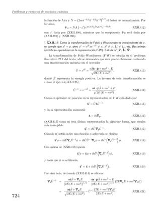 Problemas y  ejercicios de mecánica cuántica