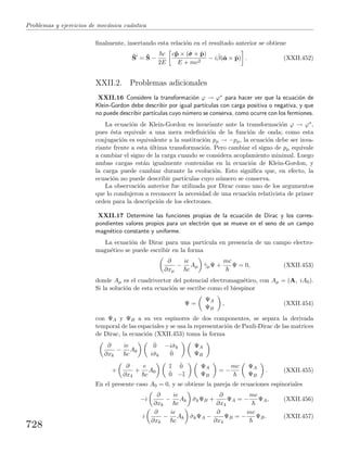 Problemas y  ejercicios de mecánica cuántica