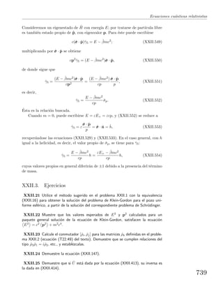 Problemas y  ejercicios de mecánica cuántica