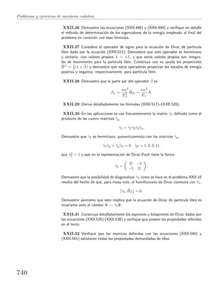 Problemas y  ejercicios de mecánica cuántica