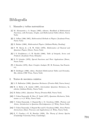 Problemas y  ejercicios de mecánica cuántica