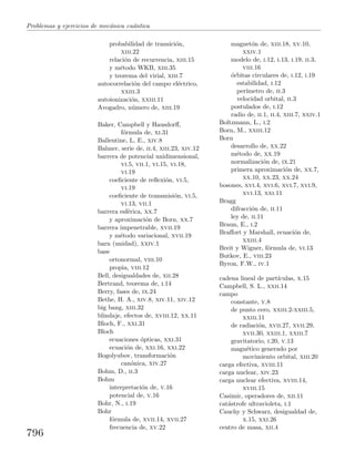 Problemas y  ejercicios de mecánica cuántica