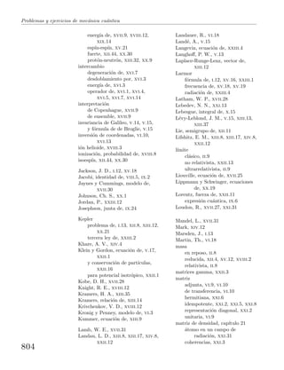 Problemas y  ejercicios de mecánica cuántica
