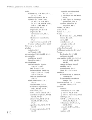 Problemas y  ejercicios de mecánica cuántica