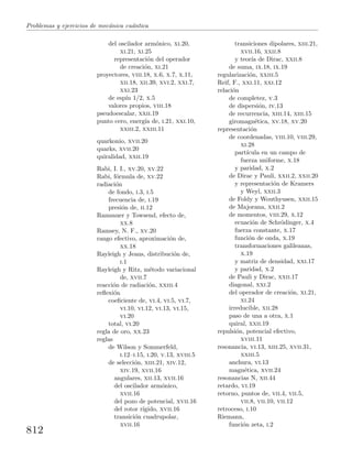 Problemas y  ejercicios de mecánica cuántica