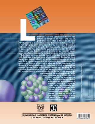 Problemas y  ejercicios de mecánica cuántica