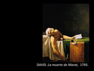 DAVID .La muerte de Marat, 1793.
 