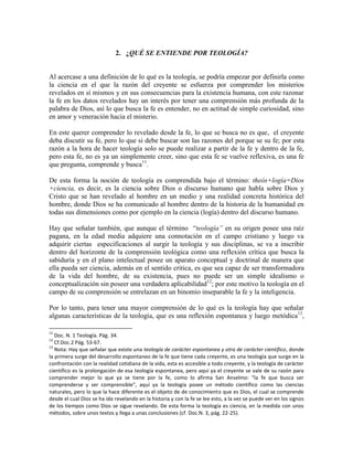 Problematica de teología y espiritulidad final