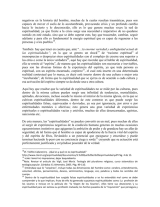 Problematica de teología y espiritulidad final