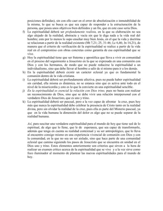 Problematica de teología y espiritulidad final