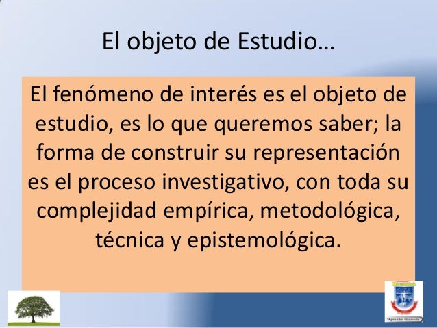 PROBLEMATICA Y OBJETO DE ESTUDIO EN LA INVESTIGACION