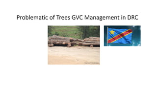 Problematic of Trees GVC Management in DRC
 