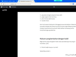 Problematika kewanitaan