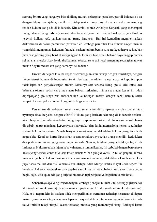 Problematika Penegakan Hukum Di Indonesia Problematika Penegakan Hukum Di Indonesia
