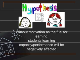Many learners are motivated only to "pass the test."Without a desire to learn on the part Of the student, retention is unlikelyJohn KellerARCS Model for Motivation