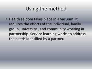 Seldom Method Problem based learning | PPTX