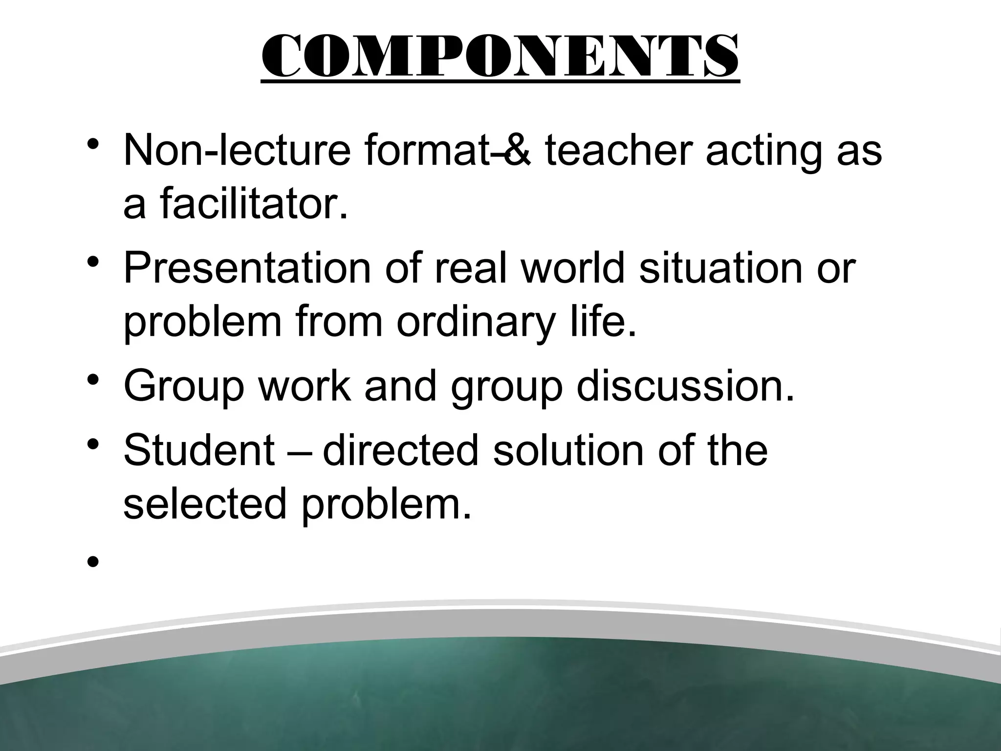 Problem based learning | PPT