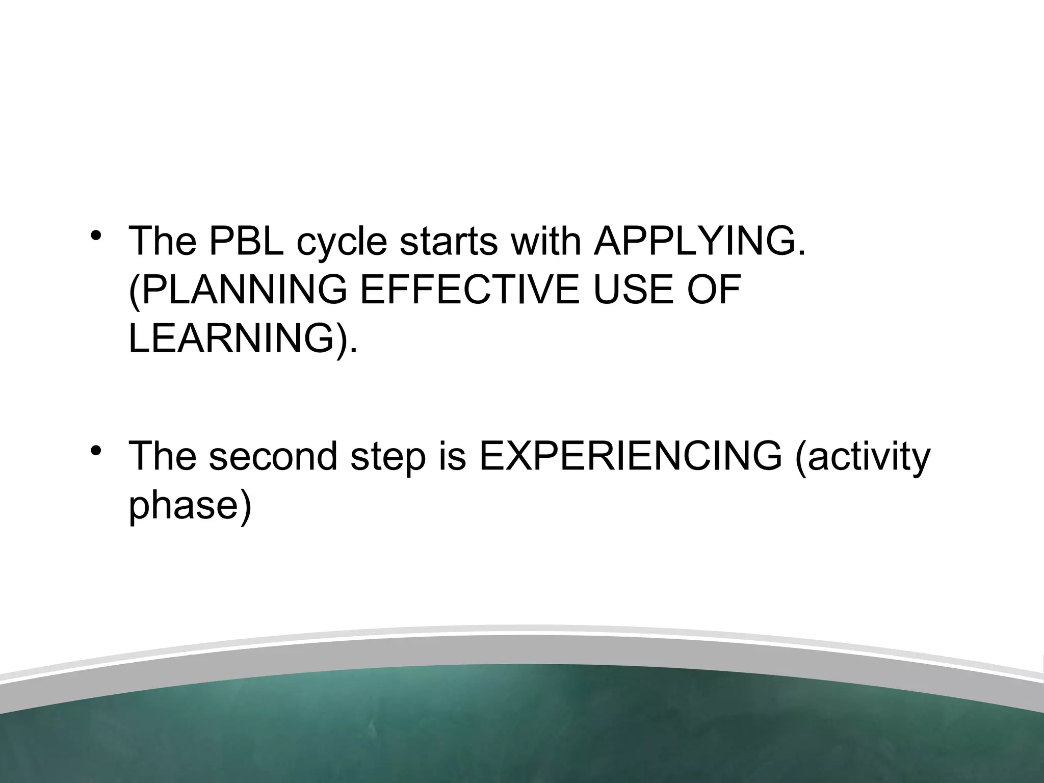 Problem based learning | PPT | Educational Assessment | Education