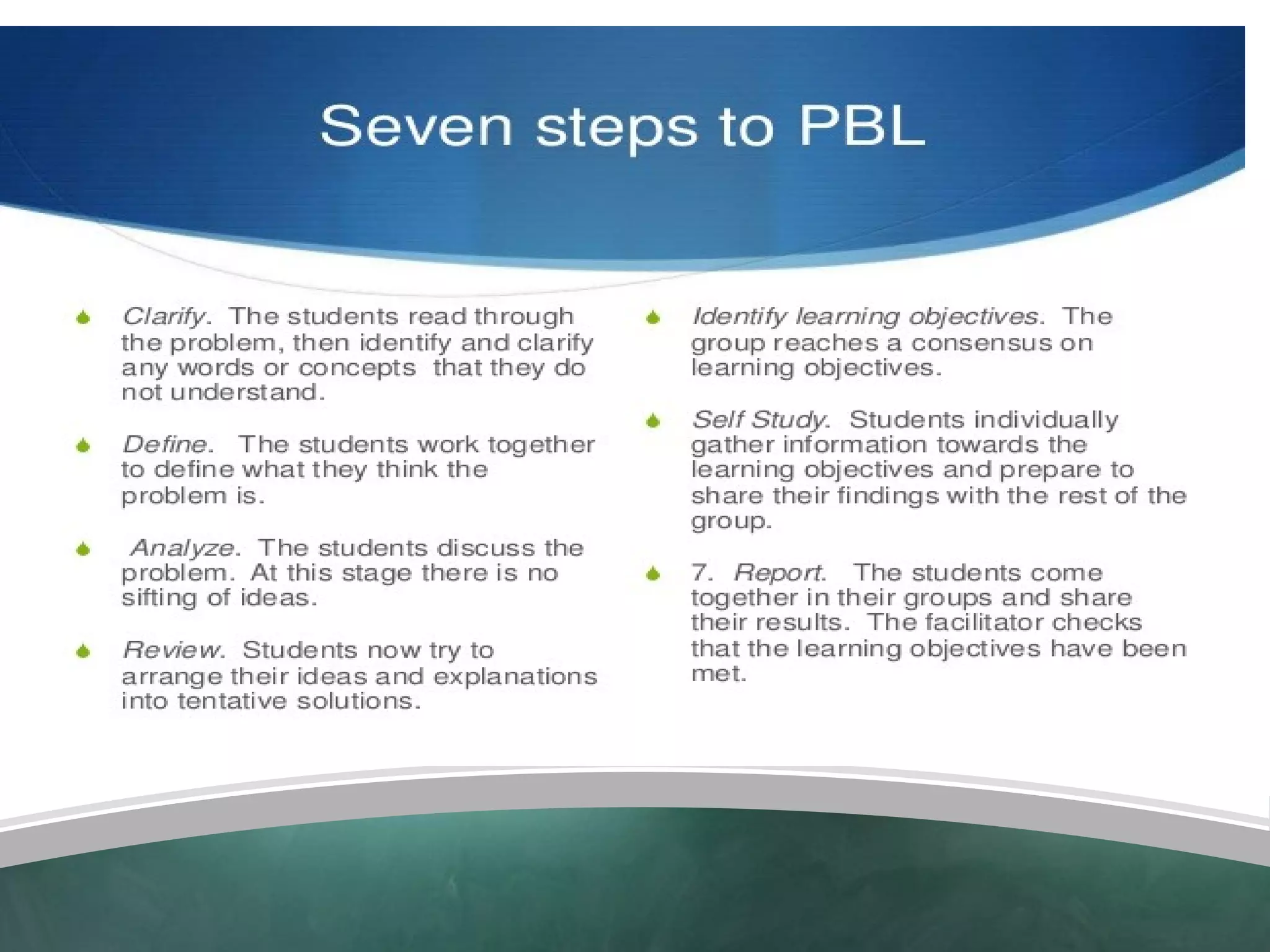 Problem based learning | PPT