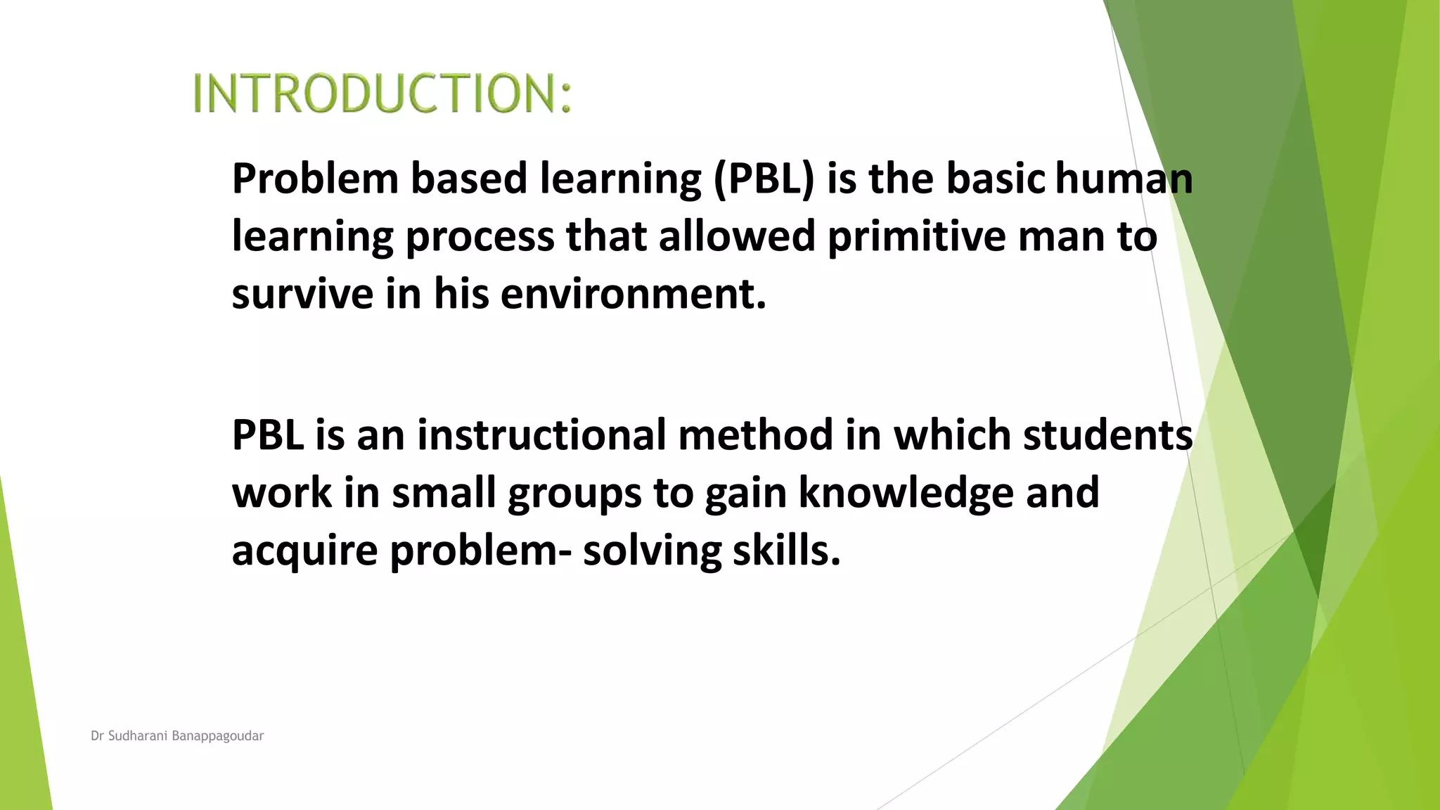 Problem based learning | PPT
