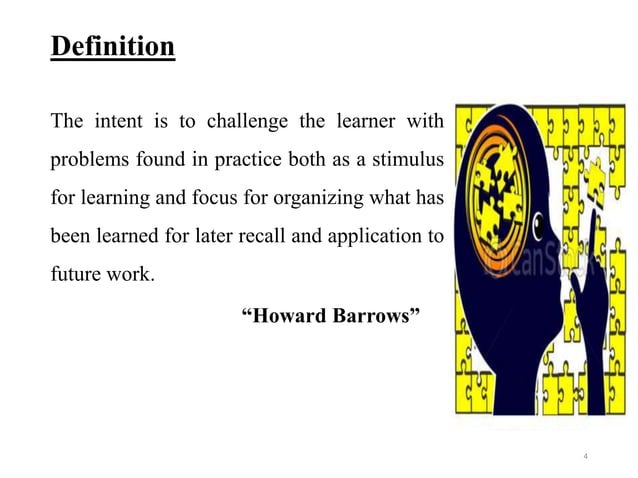 Problem based learning | PPT