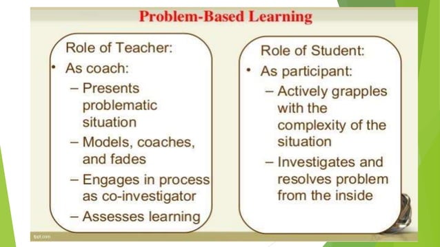 Problem based learning | PPT