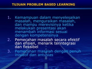 Problem based learning power point | PPTX