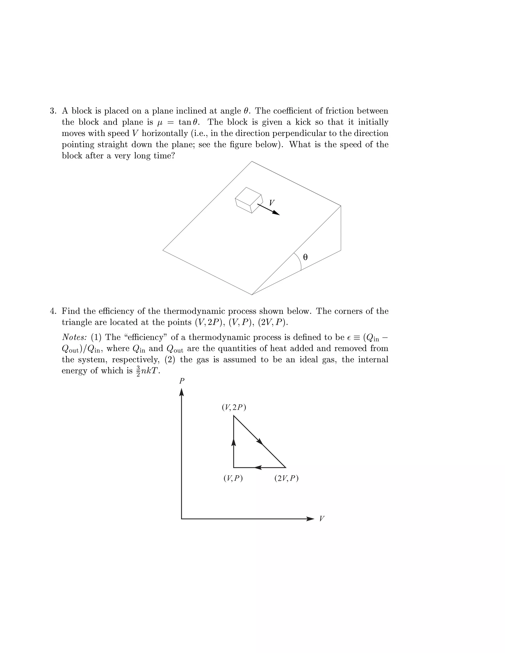 ¿º ÐÓ × ÔÐ ÓÒ ÔÐ Ò Ò Ð Ò Ø Ò Ð º Ì Ó Æ ÒØ Ó Ö Ø ÓÒ ØÛ Ò
Ø ÐÓ Ò ÔÐ Ò × Ø Ò º Ì ÐÓ × Ú Ò ×Ó Ø Ø Ø Ò Ø ÐÐÝ
ÑÓÚ × Û Ø ×Ô Î ÓÖ ÞÓÒØ ÐÐÝ ´ º º¸ Ò Ø Ö Ø ÓÒ Ô ÖÔ Ò ÙÐ Ö ØÓ Ø Ö Ø ÓÒ
ÔÓ ÒØ Ò ×ØÖ Ø ÓÛÒ Ø ÔÐ Ò × Ø ¬ ÙÖ ÐÓÛµº Ï Ø × Ø ×Ô Ó Ø
ÐÓ Ø Ö Ú ÖÝ ÐÓÒ Ø Ñ
V
θ
º Ò Ø Æ Ò Ý Ó Ø Ø ÖÑÓ ÝÒ Ñ ÔÖÓ ×× × ÓÛÒ ÐÓÛº Ì ÓÖÒ Ö× Ó Ø
ØÖ Ò Ð Ö ÐÓ Ø Ø Ø ÔÓ ÒØ× ´Î ¾Èµ¸ ´Î Èµ¸ ´¾Î Èµº
ÆÓØ × ´½µ Ì Æ Ò Ý Ó Ø ÖÑÓ ÝÒ Ñ ÔÖÓ ×× × ¬Ò ØÓ ¯ ´É Ò  
ÉÓÙØµ É Ò¸ Û Ö É Ò Ò ÉÓÙØ Ö Ø ÕÙ ÒØ Ø × Ó Ø Ò Ö ÑÓÚ ÖÓÑ
Ø ×Ý×Ø Ñ¸ Ö ×Ô Ø Ú ÐÝ¸ ´¾µ Ø × × ××ÙÑ ØÓ Ò Ð ×¸ Ø ÒØ ÖÒ Ð
Ò Ö Ý Ó Û × ¿
¾ Ò Ìº
V
V
P( )
2
2,
V P( ),
V P
P
( ),
 