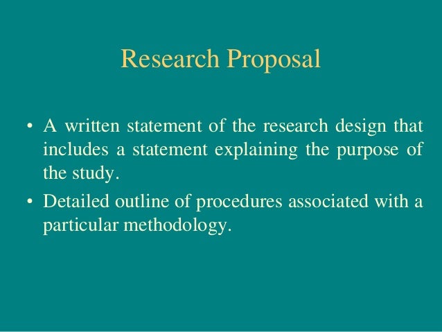 Research proposal is also known as picture