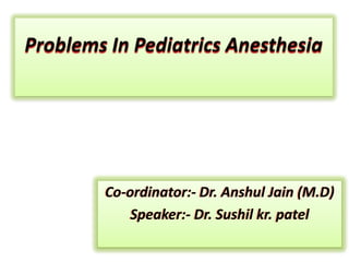 Co-ordinator:- Dr. Anshul Jain (M.D)
Speaker:- Dr. Sushil kr. patel
 