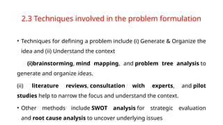 Formulkation Tree problem formulation.Ee.pptx one of the topic | PPTX